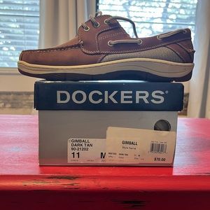 Dockers Gimball Dark Tan - Size 11 - New in Box